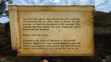 1k Scroll with Daedric Alphabet in Morrowind