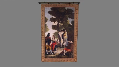 The Maja and the Cloaked Men, 1777