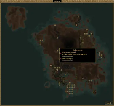 World map: cell has two map notes