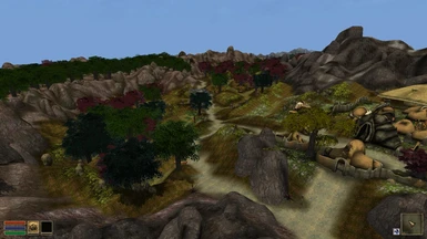 Leafy Morrowind with high resolution textures