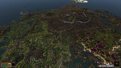 Top view of Forested Morrowind