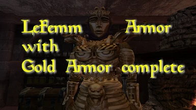LeFemm Armor with complete Gold Armor