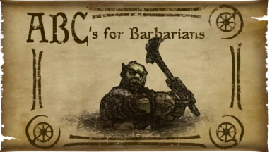 Illustrated ABC's for Barbarians