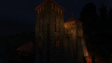 Fort Darius by Night