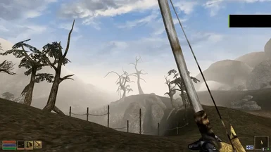 Quick Gif Example of Broken Arrow...it flies off to the side in third person thats why this animation is not included..plus I prefer vanilla sneak because it matches the camera.