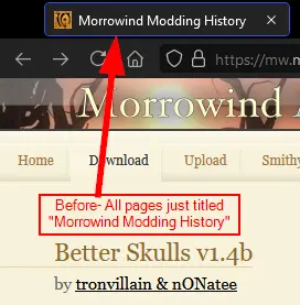 Tab Name Before