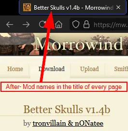 Tab Name After