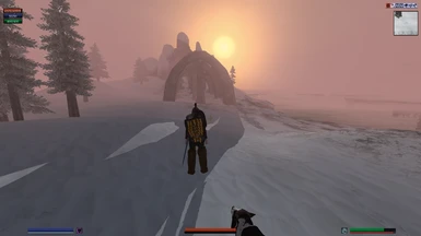 With SkyHUD for OpenMW