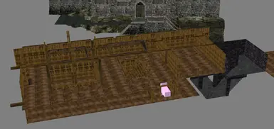 Library  interior layout