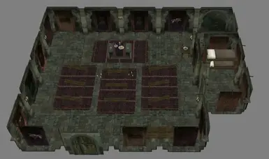 Temple  interior layout