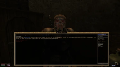 Restored Master Thief dialogue
