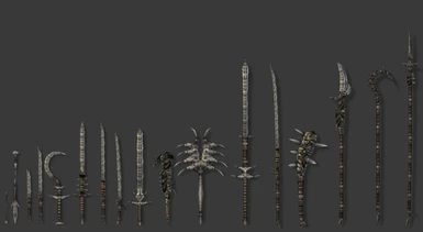 Chitin weapons