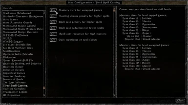 MCM Level capping option