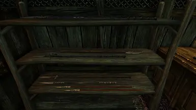 Spear selection at the Shack of Spears