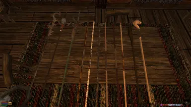 Eleven new wooden staves