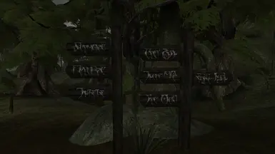 Dunmer Swampy Signpost