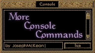 More Console Commands