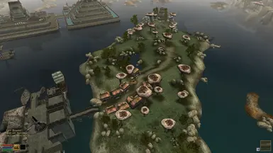 Ebonheart Outskirts, pictured with Vivec Lighthouse and BCOM