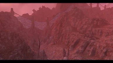 Rocky Red Mountain Normal Mapped For OpenMW