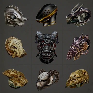 Argonian Full Helms Lore Integrated and Modders Resource v 1.1