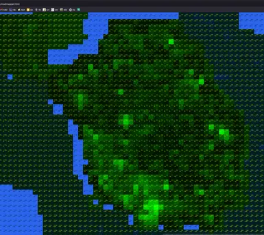 v0.01 - modmapper showing mod activity in VVardenfell (slightly older version screenshot)