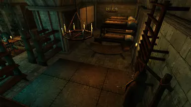 Dormitory corner, living room