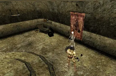 If the skeleton gets an axe or a warhammer, you might be in trouble