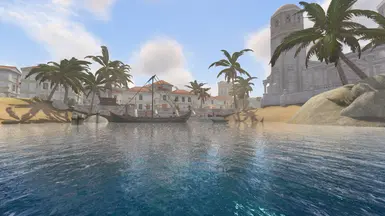 Water lighting and colors based on water depth
