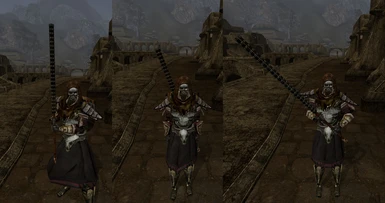 Kanabo and Tetsubo weapons for Morrowind