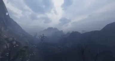 Foggy + Sky + Raindrops