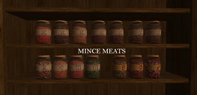 Mince meats using jar from Tamriel_Data