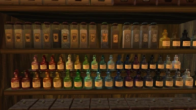 Tiny bottles of dust from v1.0, in-game image
