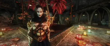 Long Shiny Black Hair with Original Eyes + Eye Reflection Glow Map