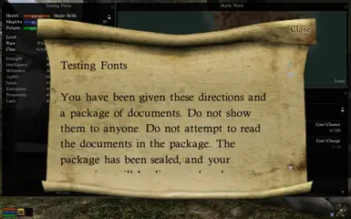 TES3 Scriptorum Imperialis - Fonts and Writing