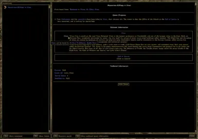 Tooltips in 'Relevant Information' section will show you the location of the person who said the thing.