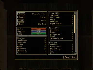 Chocolate Edition Stats