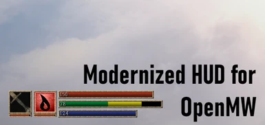 Modernized HUD for OpenMW