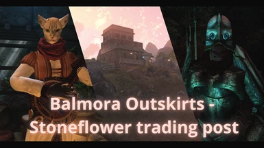 Balmora Outskirts - Stoneflower trading post
