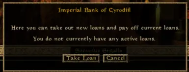 Loan Menu