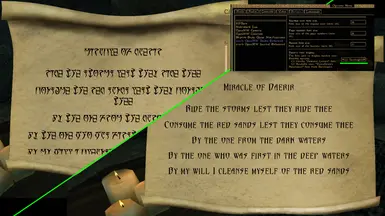Optional Daedric human-readable font