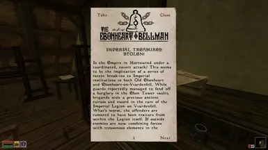Support for custom UIs. Example here: The Ebonheart Bellman newspaper from TR