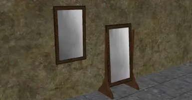 Wall mirror & freestanding mirrors come in 2 wood variations