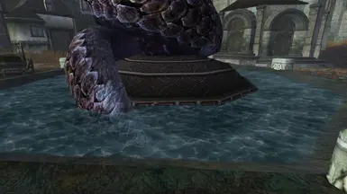 New water mesh with water distortion and soft shader effects