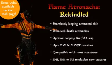 Flame Atronachs Rekindled (Replacer)