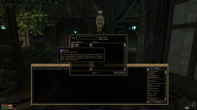 New Burden Effect - The description changes with your MCM settings.