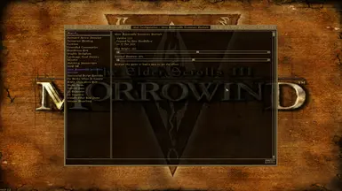 Config menu. Max size and position is configurable.
