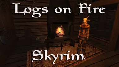Logs on Fire - Skyrim