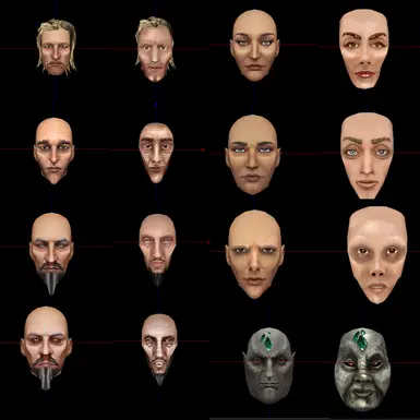 TR Unique Heads and Faces