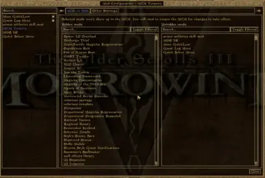 most mods hidden
