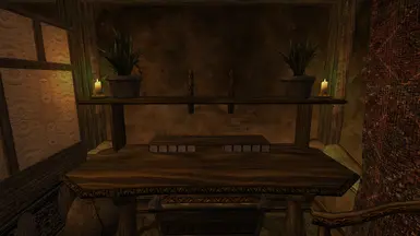 Desk (with two "lockers")